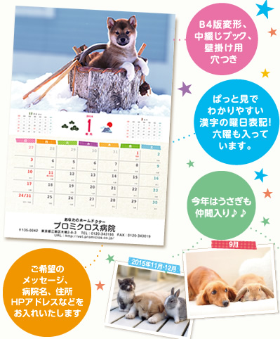 来年のカレンダーを大解剖!!