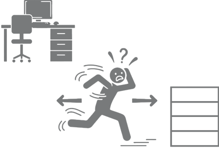 �݌ɂ̕ۊǏꏊ��PC�̉���