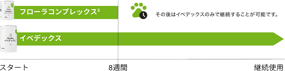 �g�p���ԃ^�C�����C���F�t���[���R���v���b�N�X�i8�T�ԁj�� ���̌�̓C�x�f�b�N�X�݂̂Ōp���\